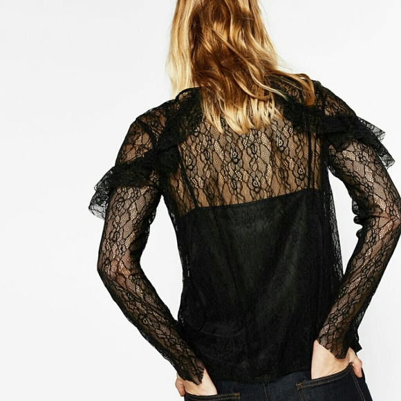 Zara lace top - Picture 2 of 3